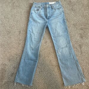 rag & bone high-rise ankle flare jeans